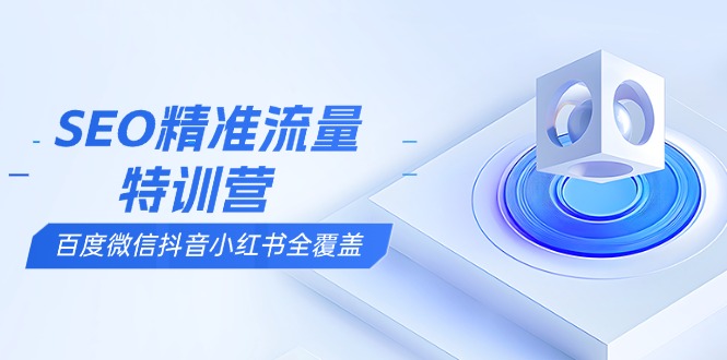 （13851期）SEO精准流量特训营，百度微信抖音小红书全覆盖，带你搞懂搜索优化核心技巧-创途项目网