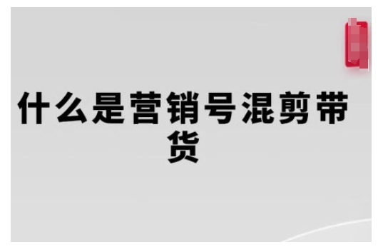 营销号混剪带货，从内容创作到流量变现的全流程，教你用营销号形式做混剪带货-创途项目网